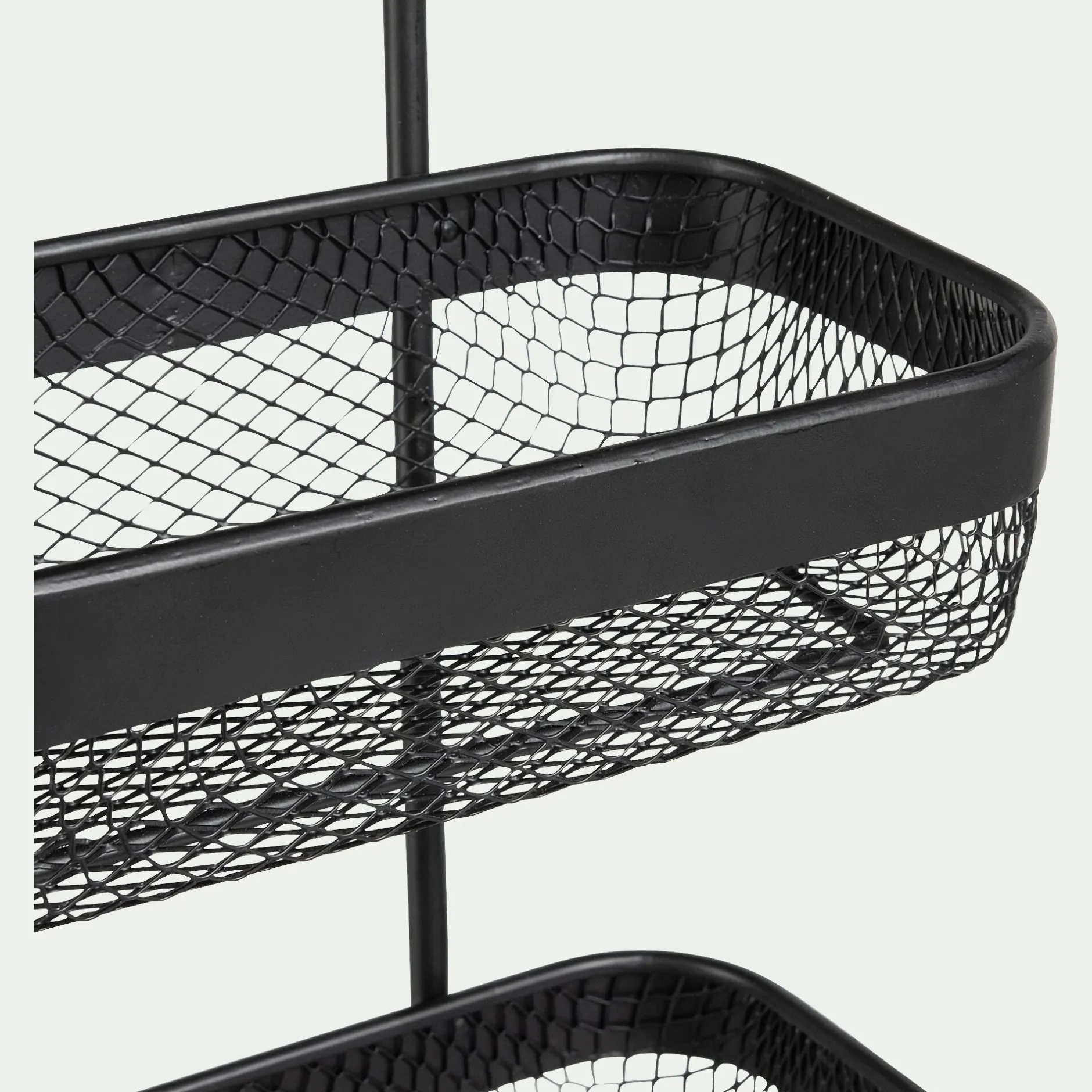 Accessoire De Salle De Bain|Rangement De Salle De Bain*alinea Étagère de douche en acier - Noir