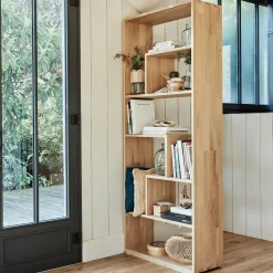 Rangement À Composer|Bibliothèque Et Étagère*alinea Étagère en chêne forme destructurée - Bois clair