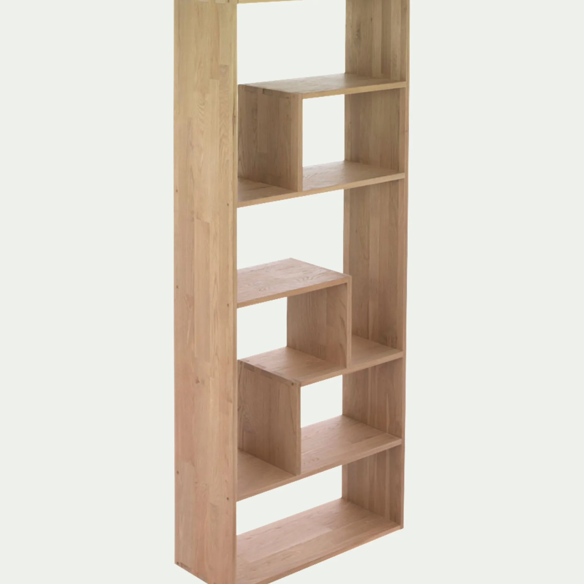 Rangement À Composer|Bibliothèque Et Étagère*alinea Étagère en chêne forme destructurée - Bois clair