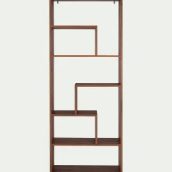 Rangement À Composer|Bibliothèque Et Étagère*alinea Étagère en forme déstructurée en chêne massif - Bois foncé