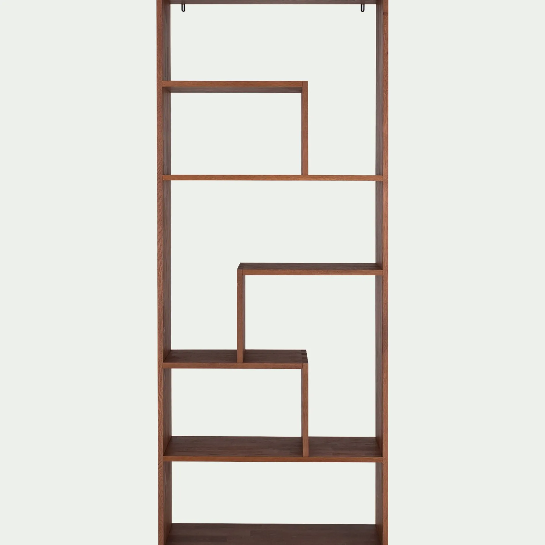 Rangement À Composer|Bibliothèque Et Étagère*alinea Étagère en forme déstructurée en chêne massif - Bois foncé
