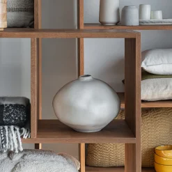 Rangement À Composer|Bibliothèque Et Étagère*alinea Étagère en forme déstructurée en chêne massif - Bois foncé