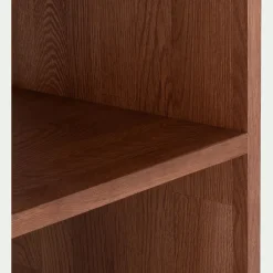 Rangement À Composer|Bibliothèque Et Étagère*alinea Étagère en forme déstructurée en chêne massif - Bois foncé