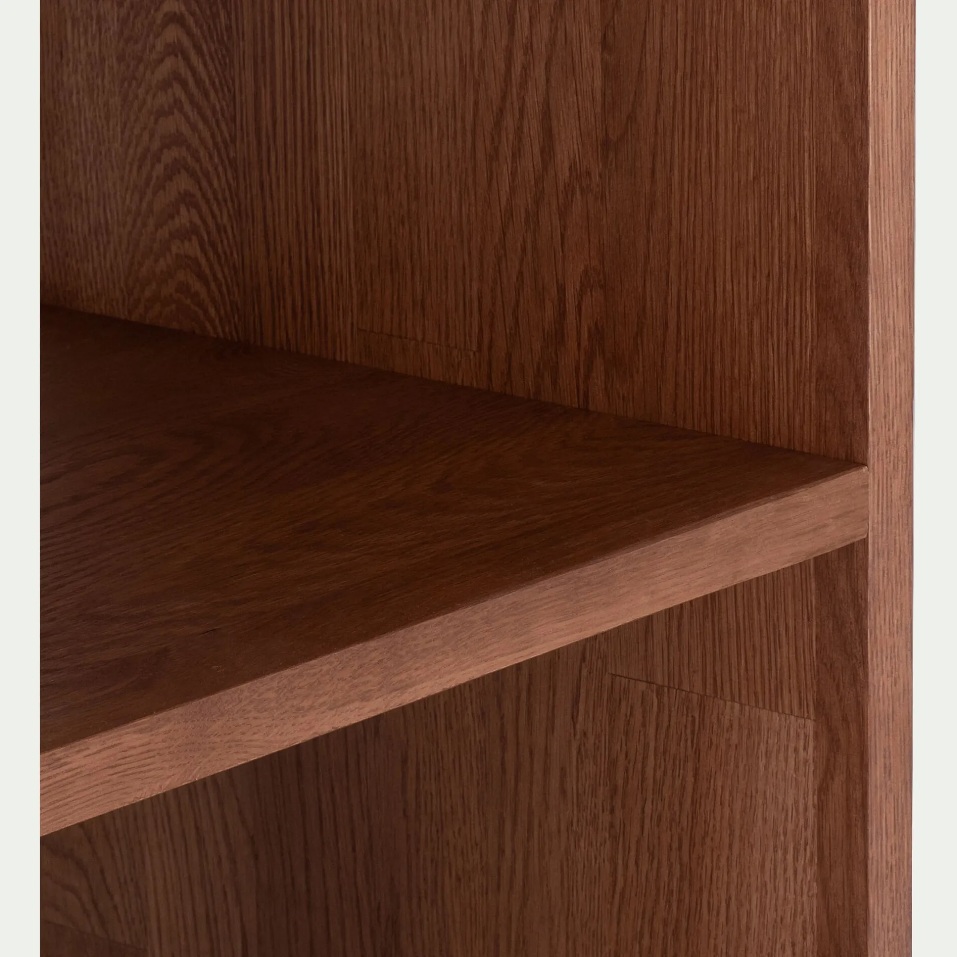 Rangement À Composer|Bibliothèque Et Étagère*alinea Étagère en forme déstructurée en chêne massif - Bois foncé