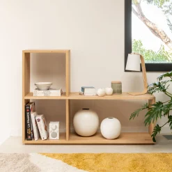 Rangement À Composer|Bibliothèque Et Étagère*alinea Étagère en L en chêne Bois clair