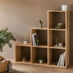 Rangement À Composer|Bibliothèque Et Étagère*alinea Étagère escalier en chêne - Bois clair