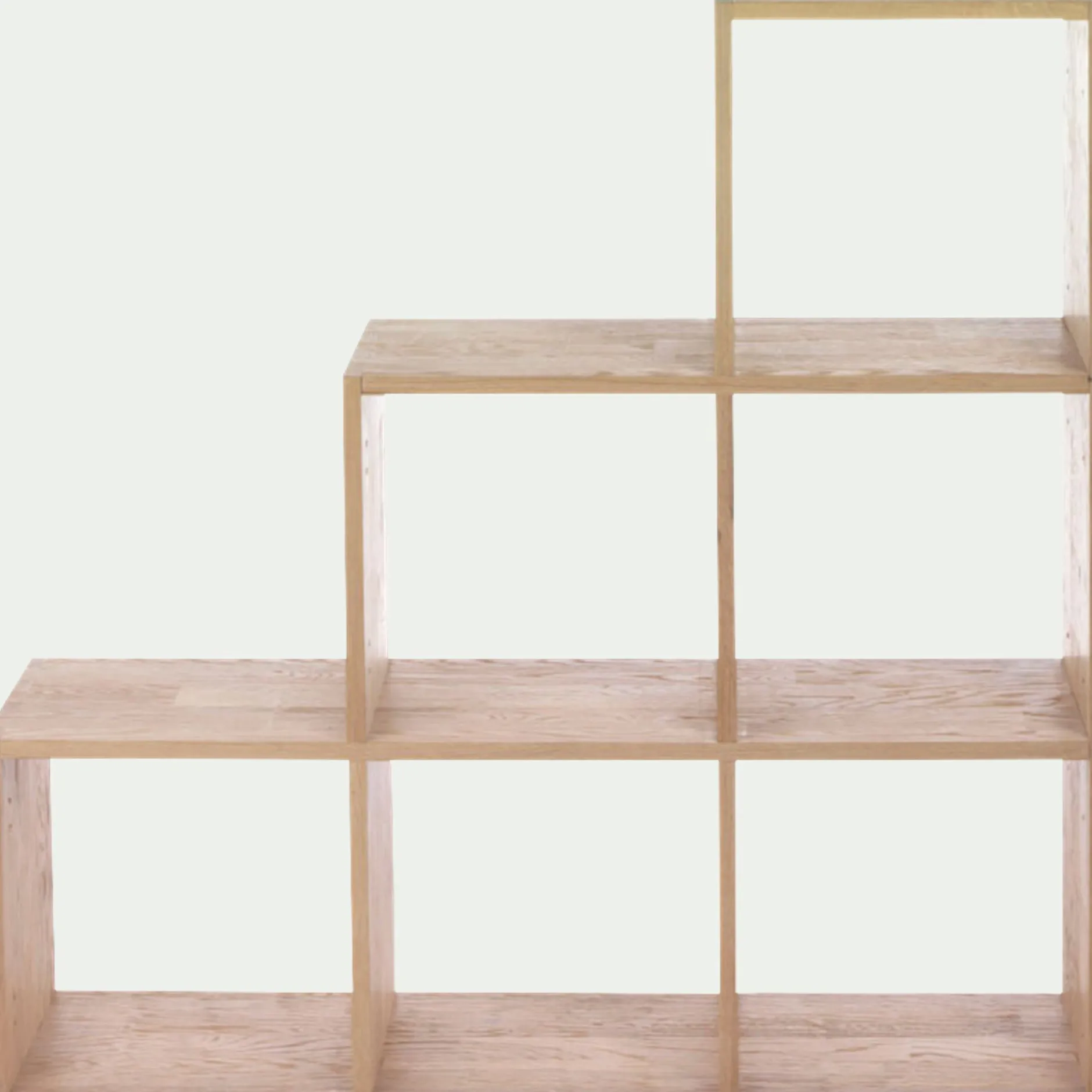 Rangement À Composer|Bibliothèque Et Étagère*alinea Étagère escalier en chêne - Bois clair