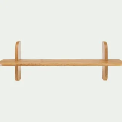 Étagère Murale*alinea Étagère murale 1 tablette en chêne L80cm - Bois clair