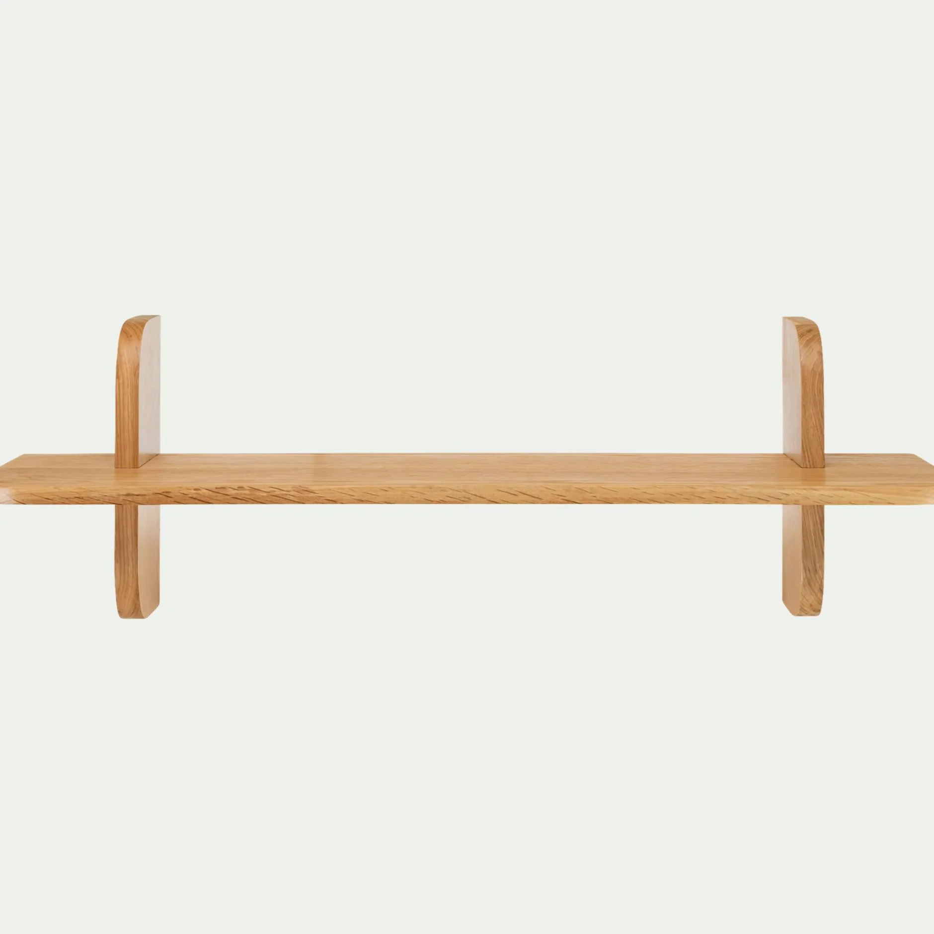 Étagère Murale*alinea Étagère murale 1 tablette en chêne L80cm - Bois clair
