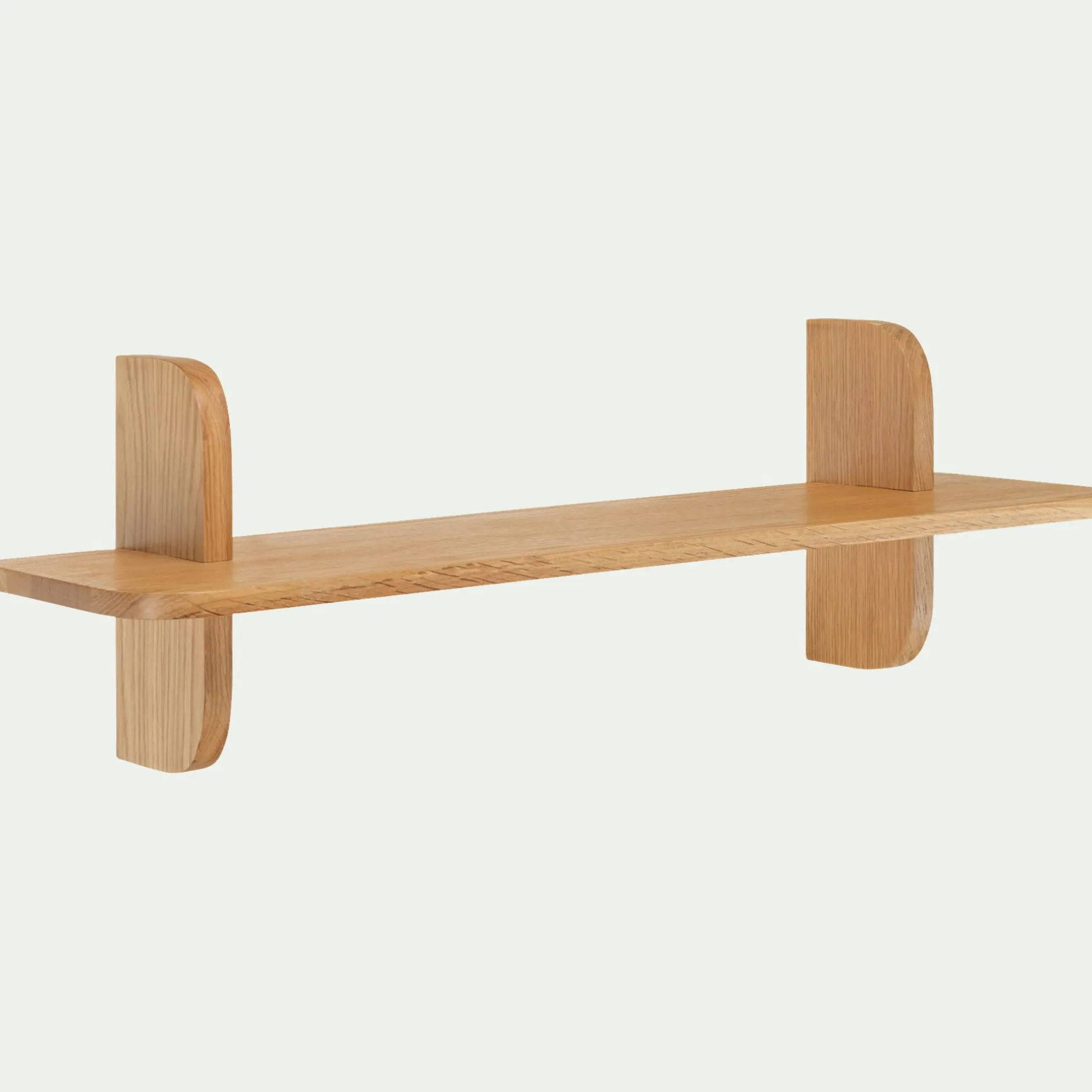 Étagère Murale*alinea Étagère murale 1 tablette en chêne L80cm - Bois clair