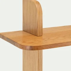 Étagère Murale*alinea Étagère murale 2 tablettes en chêne L80cm - Bois clair