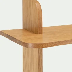Étagère Murale*alinea Étagère murale asymétrique en chêne L138cm - Bois clair