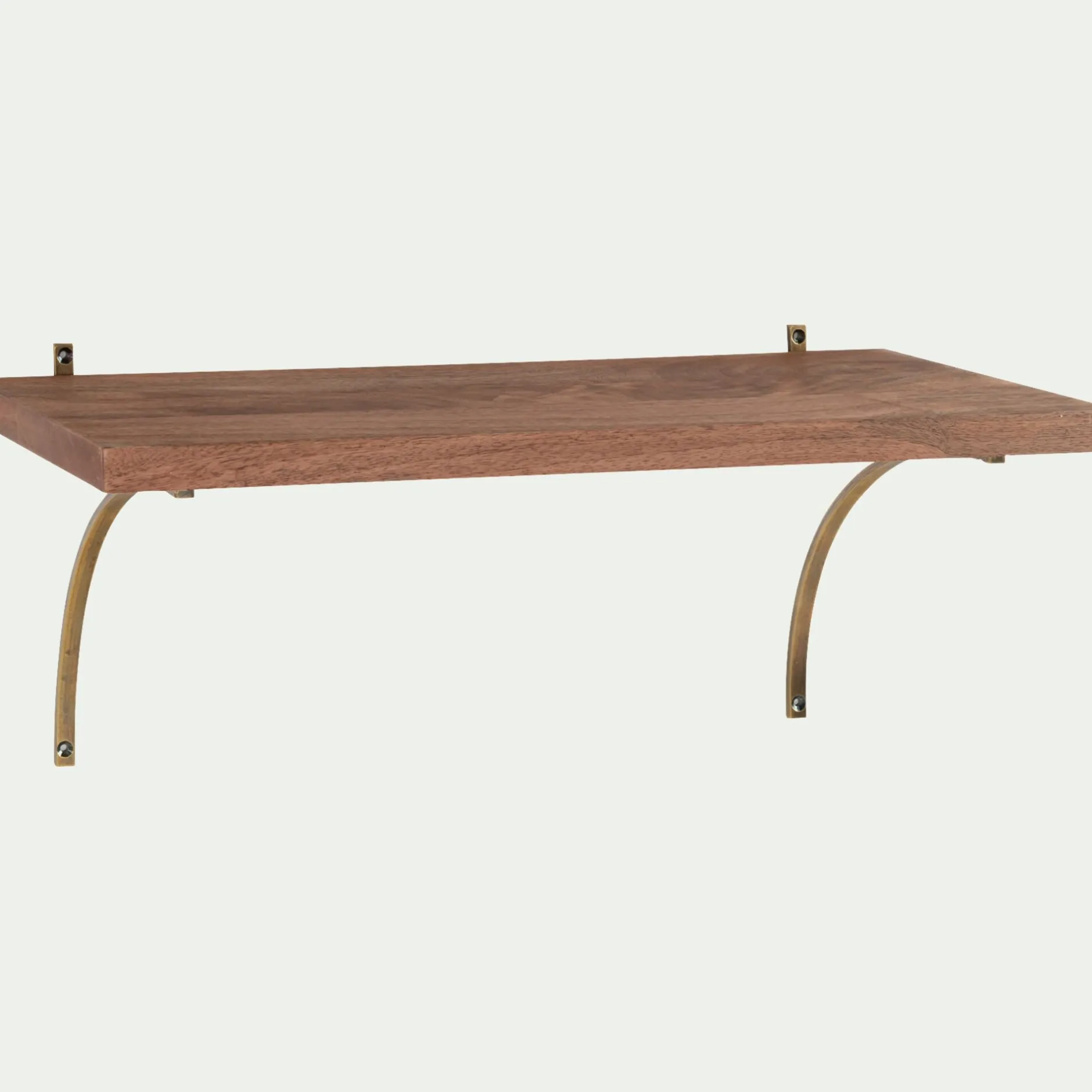 Étagère Murale*alinea Étagère murale décorative en bois de manguier L60cm - Naturel