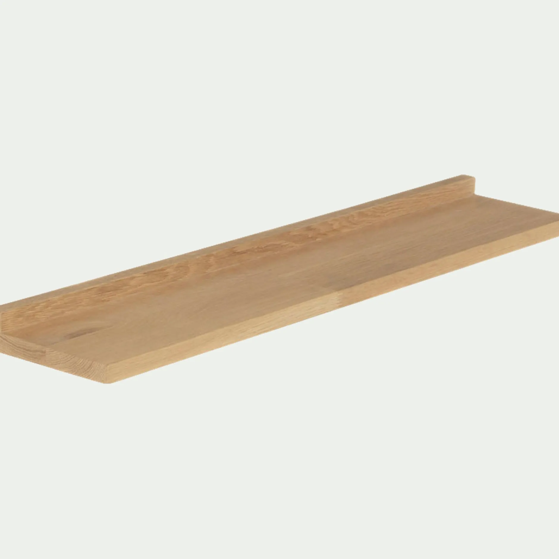 Étagère Murale|Rangement À Composer*alinea Étagère murale plaquée chêne - L86,6cm Bois clair