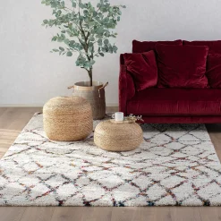 Tapis De Salon|Tapis Berbère*alinea Tapis à motif d'inspiration berbère 160x230cm - Blanc