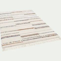 Tapis De Salon*alinea Tapis à motif strié 120x170cm - Beige