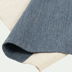 Tapis De Salon*alinea Tapis à motifs en coton - 160x230cm Bleu