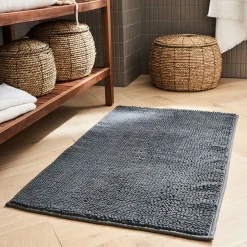 Tapis De Bain|Accessoire De Salle De Bain*alinea Tapis de bain antidérapant 50x80cm - restanque Gris