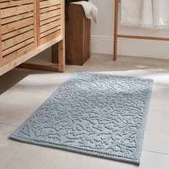 Tapis De Bain*alinea Tapis de bain en coton jacquard 50x80cm - calaluna Bleu