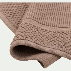 Tapis De Bain*alinea Tapis de bain jacquard en coton 60x100cm - simos Rose