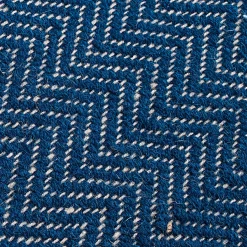 Tapis En Laine|Tapis En Jute*alinea Tapis de couloir et laine et jute - figuerolles 60x200cm Bleu