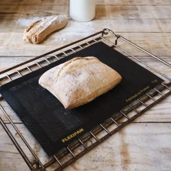 Tapis De Cuisson|Moule À Gâteau*alinea Tapis de cuisson boulangère en fibre de verre et silicone 29,5x42cm - Noir