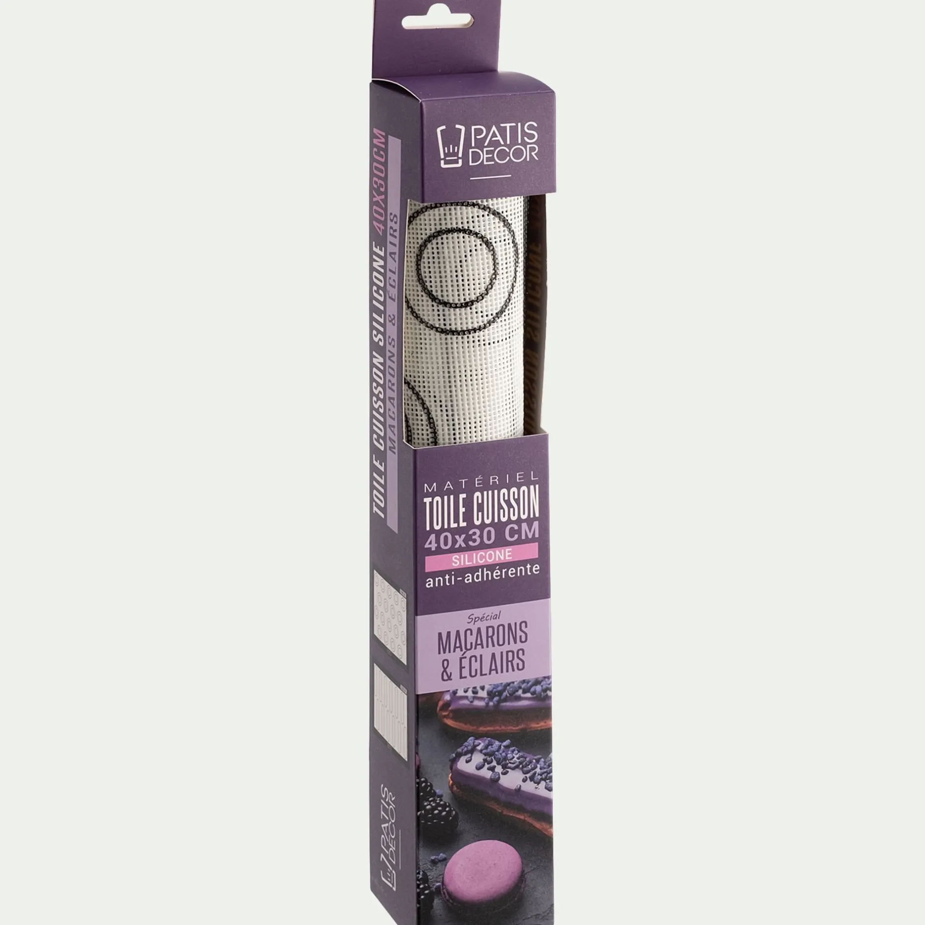 Tapis De Cuisson*alinea Tapis de cuisson en silicone spécial macarons & éclairs 40x30cm - Transparent