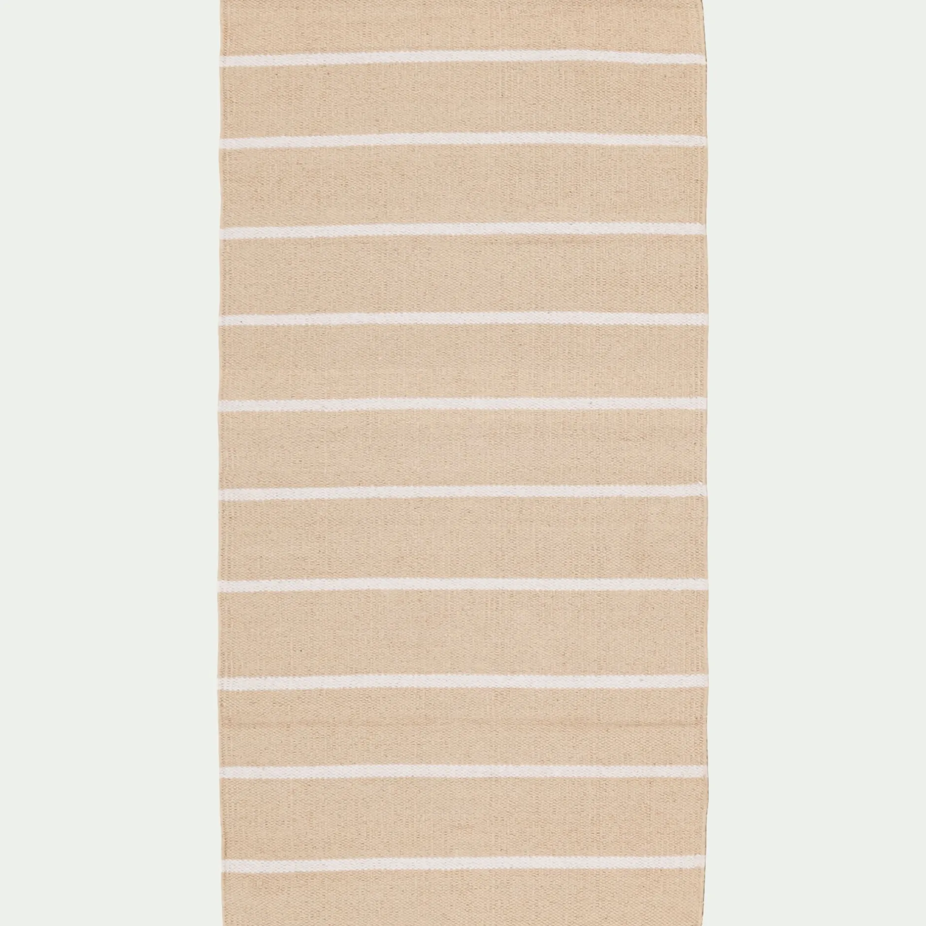 Tapis De Couloir|Tapis De Cuisine*alinea Tapis en coton à rayure 60x120cm - Beige