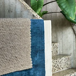 Tapis En Laine|Tapis De Salon*alinea Tapis en laine et coton - clair 120x170cm Gris