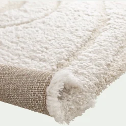 Tapis De Salon*alinea Tapis en tissu recyclé à motif 160x230cm - Beige