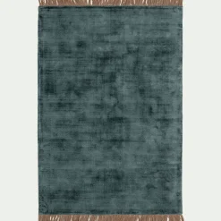 Tapis Uni|Tapis De Salon*alinea Tapis frangé en velours 160x230cm - eucalyptus Vert