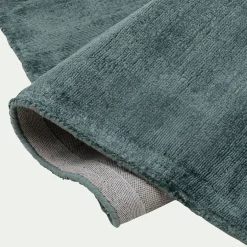 Tapis Uni|Tapis De Salon*alinea Tapis frangé en velours 160x230cm - eucalyptus Vert