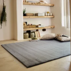 Tapis Uni|Tapis De Salon*alinea Tapis imitation fourrure - restanque 150x200cm Gris