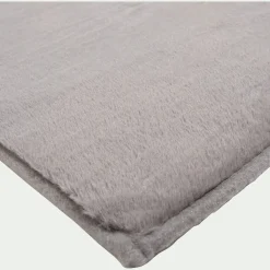 Tapis Uni|Tapis De Salon*alinea Tapis imitation fourrure - restanque 150x200cm Gris