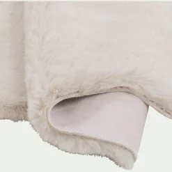 Matelas Enfant|Tapis Uni*alinea Tapis imitation fourrure - 60x90cm Beige