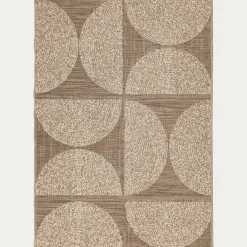 Tapis Exterieur|Tapis D'Extérieur*alinea Tapis intérieur extérieur à motif géométrique 160x230cm - Naturel
