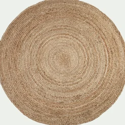 Tapis De Salon*alinea Tapis rond en jute - D120cm Naturel