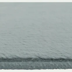 Descente De Lit|Tapis Uni*alinea Tapis rond imitation fourrure - calaluna D70cm Bleu