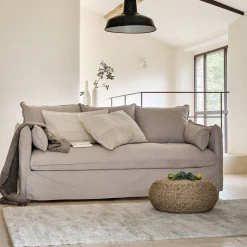 Tapis De Salon*alinea Tapis shaggy à motifs 120x170cm - Beige