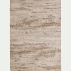 Tapis De Salon*alinea Tapis shaggy à motifs 120x170cm - Beige