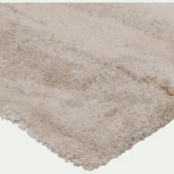 Tapis De Salon*alinea Tapis shaggy à motifs 120x170cm - Beige