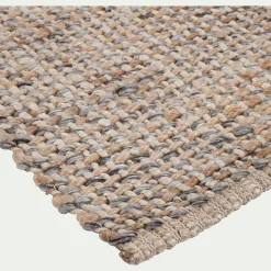 Tapis En Jute|Tapis De Salon*alinea Tapis tressé en jute - 120x170cm Naturel