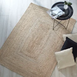 Tapis En Jute|Tapis Uni*alinea Tapis tressé en jute - 200x290cm Naturel