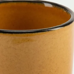 Vaisselle Petit Déjeuner|Tasse Et Mug*alinea Tasse à espresso en grès D6cm - Jaune