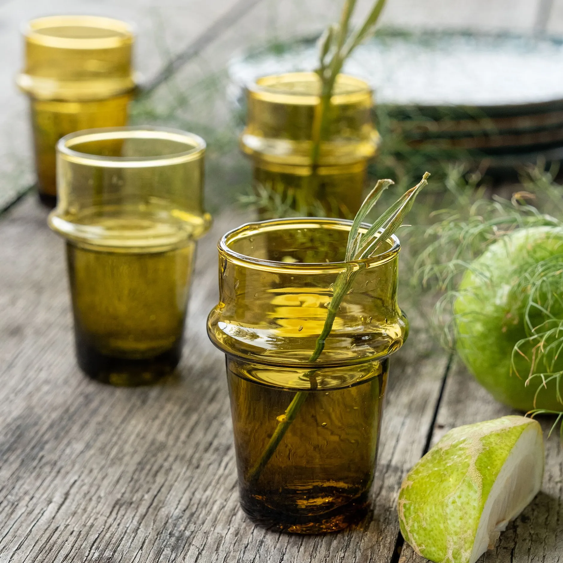 Vaisselle Petit Déjeuner|Tasse Et Mug*alinea Tasse à espresso en verre recyclé 7,5cl - nèfle Beige