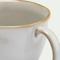 Vaisselle Petit Déjeuner|Tasse Et Mug*alinea Tasse avec anse en grès D11cm - alpilles Beige