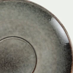 Vaisselle Petit Déjeuner|Tasse Et Mug*alinea Tasse et soucoupe petit-déjeuner en grès 22cl - Vert