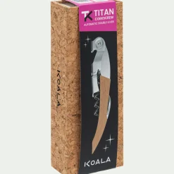 Accessoire Vin*alinea Tire-bouchon à double levier en inox - naturel