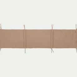 Bureau Enfant|Linge Pour Bébé*alinea Tour de lit en gaze de coton bio 180x40cm - noisette Marron