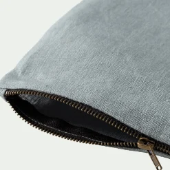 Cosmétique|Accessoire De Salle De Bain*alinea Trousse de toilette en lin - calaluna Bleu